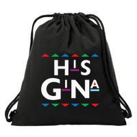 90s Sitcom Nostalgia His Gina Couples Matching Gift Outfit Drawstring Bag