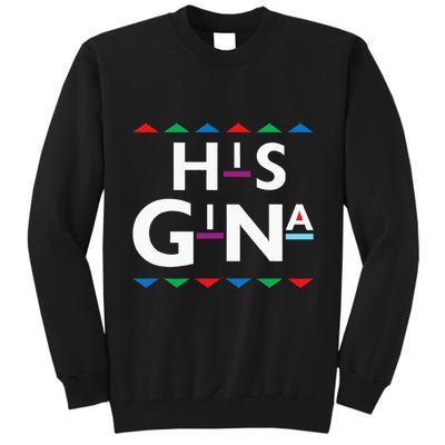 90s Sitcom Nostalgia His Gina Couples Matching Gift Outfit Tall Sweatshirt
