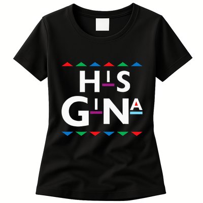 90s Sitcom Nostalgia His Gina Couples Matching Gift Outfit Womens T-Shirt