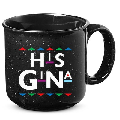 90s Sitcom Nostalgia His Gina Couples Matching Gift Outfit 15oz Campfire Ceramic Mug