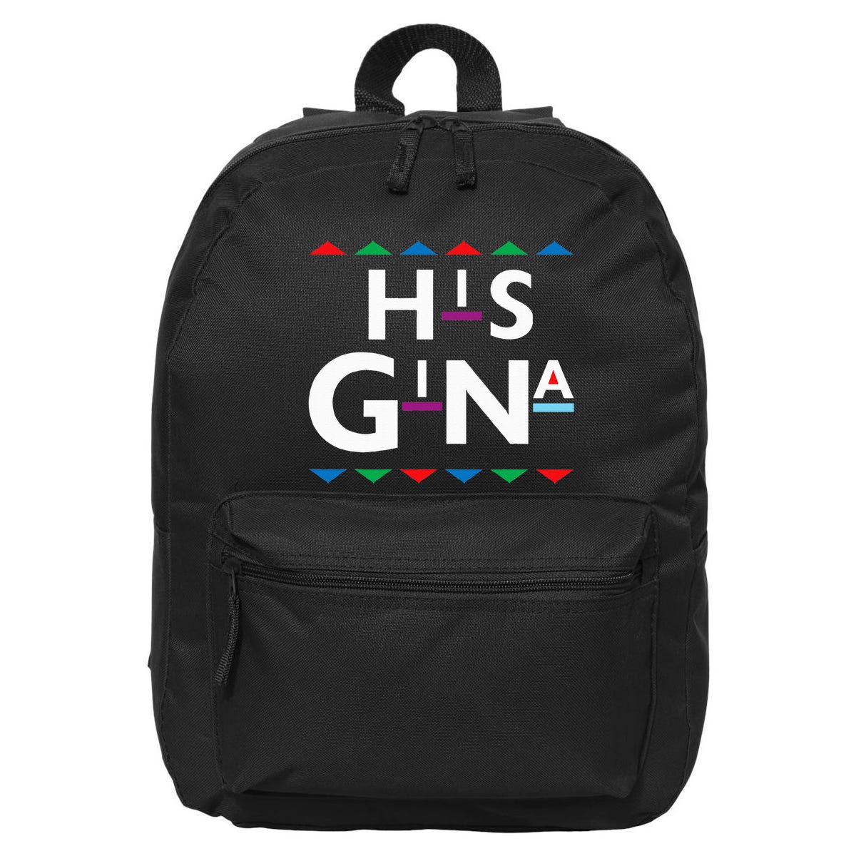 90s Sitcom Nostalgia His Gina Couples Matching Gift Outfit 16 in Basic Backpack