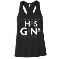 90s Sitcom Nostalgia His Gina Couples Matching Gift Outfit Women's Racerback Tank