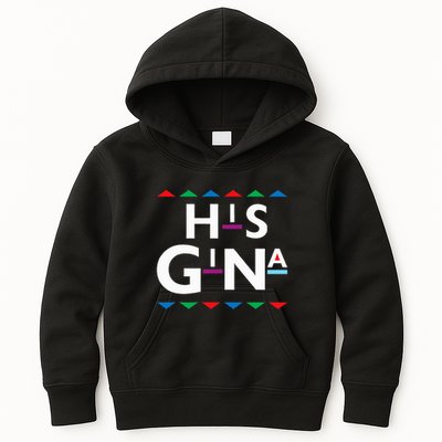 90s Sitcom Nostalgia His Gina Couples Matching Gift Outfit Kids Hoodie