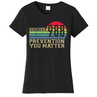 988 Suicide Prevention Awareness Mental Health Women's T-Shirt