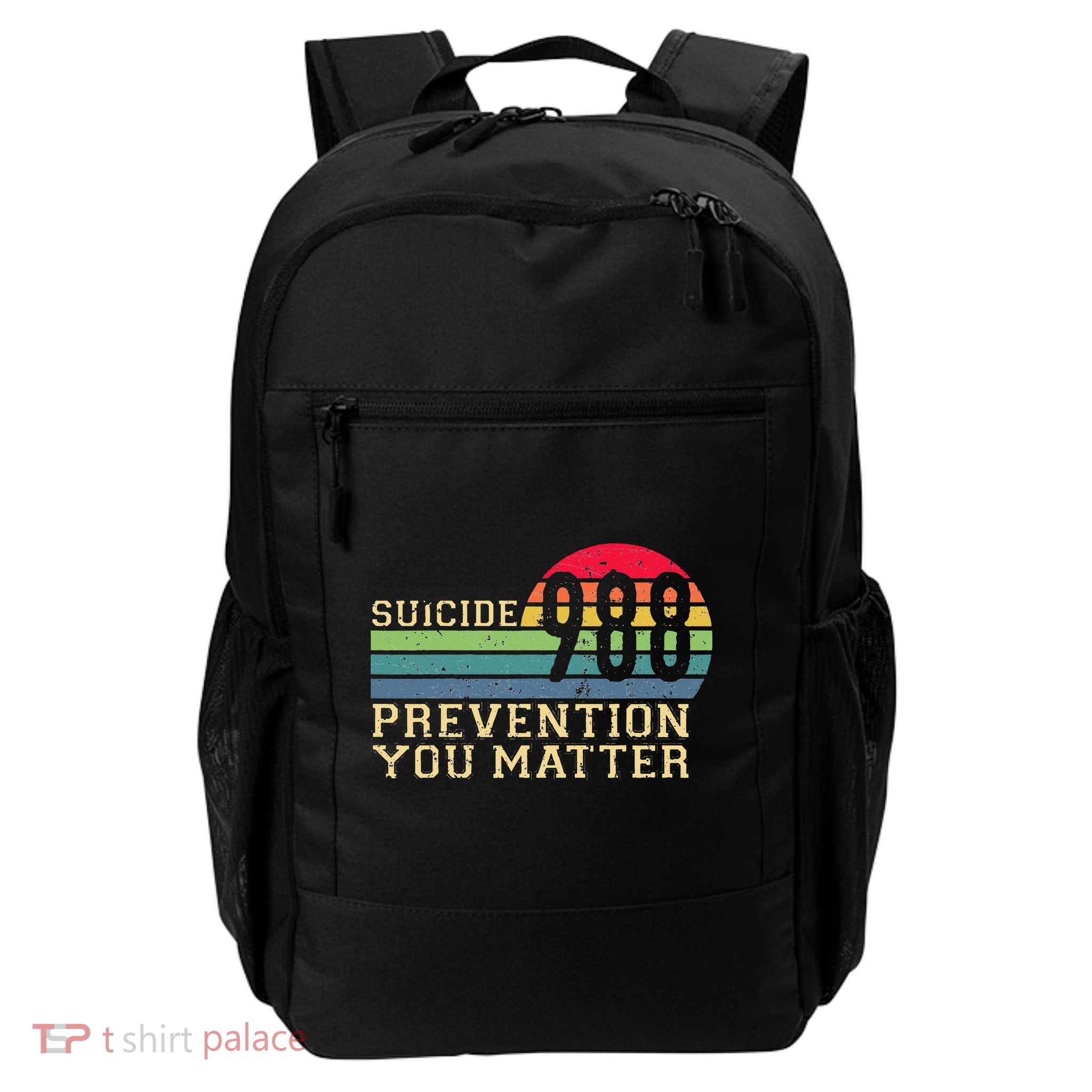 988 Suicide Prevention Awareness Mental Health Backpack