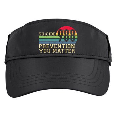 988 Suicide Prevention Awareness Mental Health Adult Drive Performance Visor