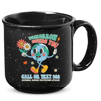 988 Suicide Prevention Stay Tomorrow Needs You Mental Health 15oz Campfire Ceramic Mug
