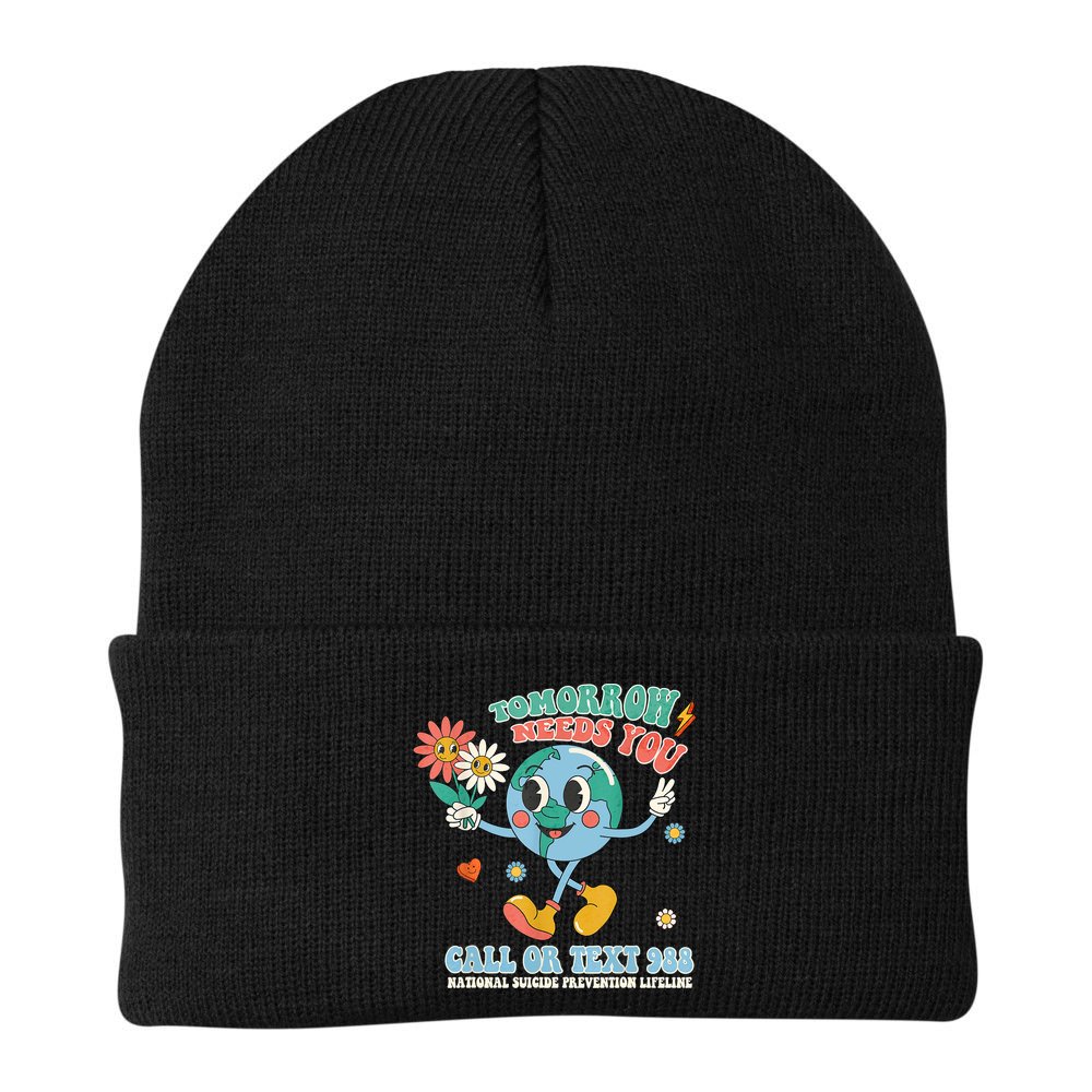 988 Suicide Prevention Stay Tomorrow Needs You Mental Health Beanie