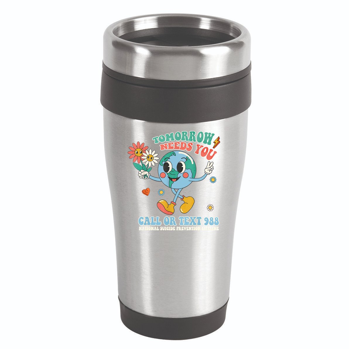 988 Suicide Prevention Stay Tomorrow Needs You Mental Health 16oz Travel Tumbler