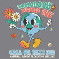988 Suicide Prevention Stay Tomorrow Needs You Mental Health Kids T-Shirt
