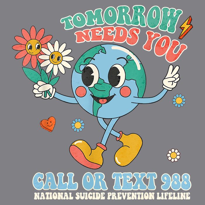 988 Suicide Prevention Stay Tomorrow Needs You Mental Health Kids T-Shirt