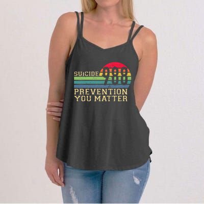 988 Suicide Prevention Awareness Mental Health Women's Strappy Tank