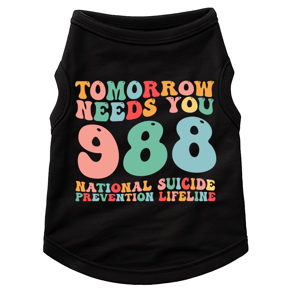988 Suicide Prevention National Suicide Prevention Lifeline Doggie Tank