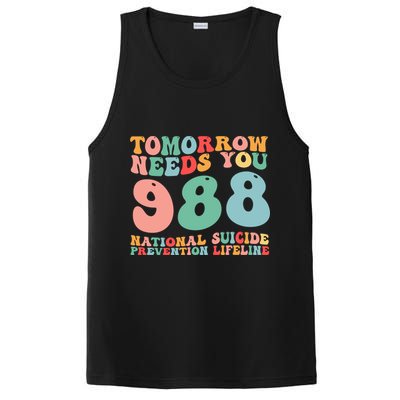 988 Suicide Prevention National Suicide Prevention Lifeline PosiCharge Competitor Tank