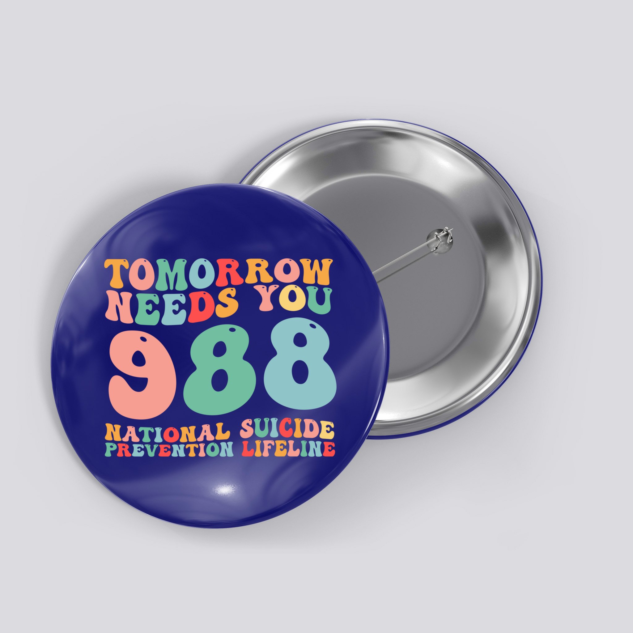 988 Suicide Prevention National Suicide Prevention Lifeline Button