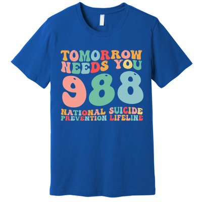 988 Suicide Prevention National Suicide Prevention Lifeline Premium T-Shirt