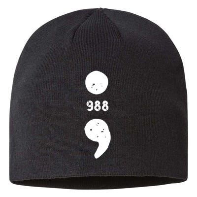 988 Suicide Prevention 988 Comma Sustainable Beanie