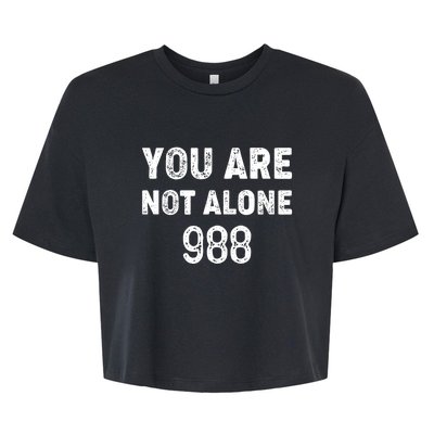 988 Suicide Prevention 988 Bella+Canvas Jersey Crop Tee