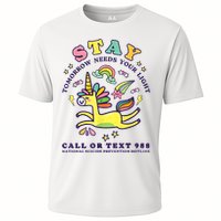 988 Suicide Prevention Tomorrow Needs You Retro Cooling Performance Crew T-Shirt