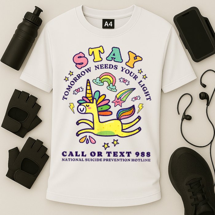 988 Suicide Prevention Tomorrow Needs You Retro Cooling Performance Crew T-Shirt