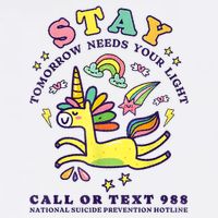 988 Suicide Prevention Tomorrow Needs You Retro Button
