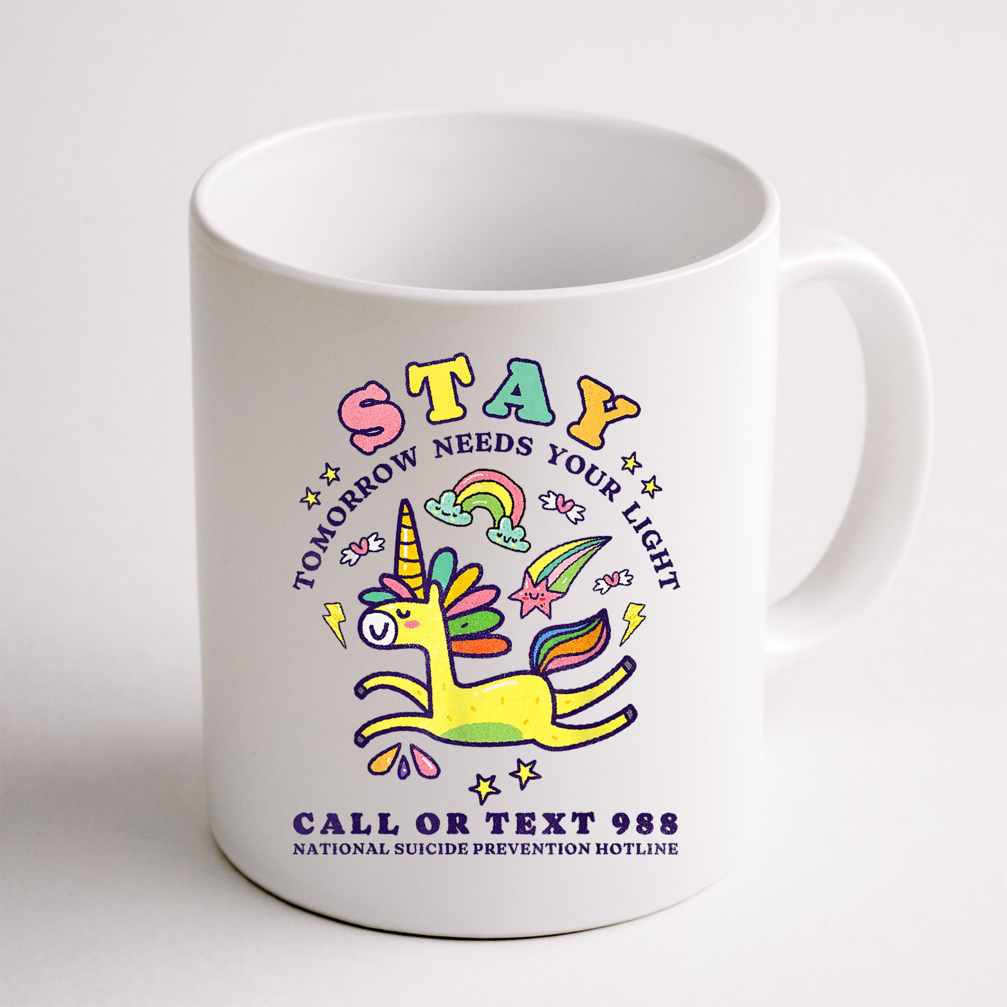 988 Suicide Prevention Tomorrow Needs You Retro Mug