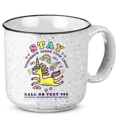 988 Suicide Prevention Tomorrow Needs You Retro 15oz Campfire Ceramic Mug