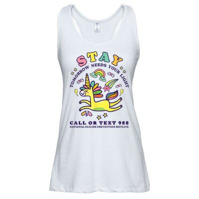 988 Suicide Prevention Tomorrow Needs You Retro Ladies Essential Flowy Tank