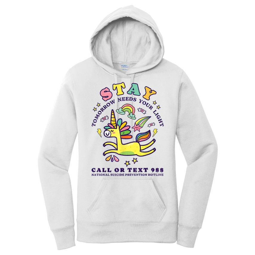 988 Suicide Prevention Tomorrow Needs You Retro Women's Pullover Hoodie