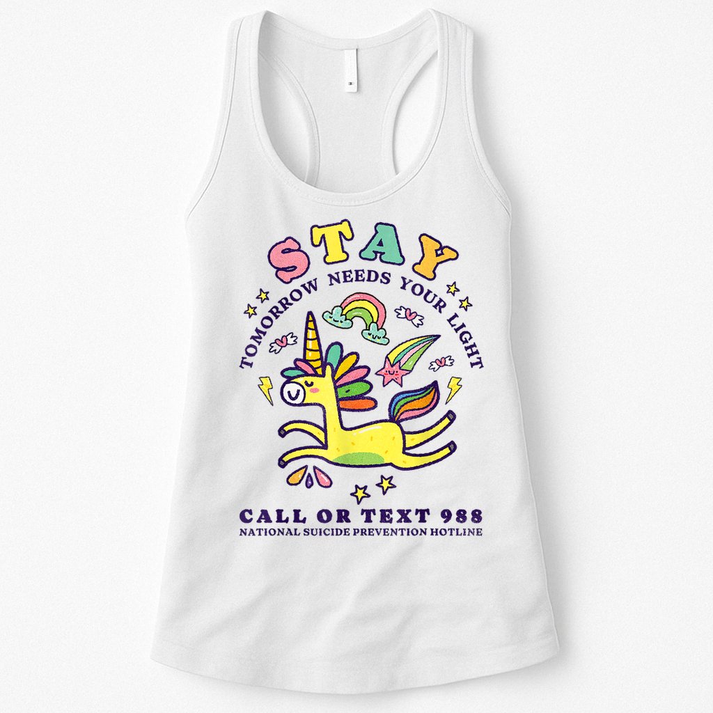 988 Suicide Prevention Tomorrow Needs You Retro Womens Tank Top