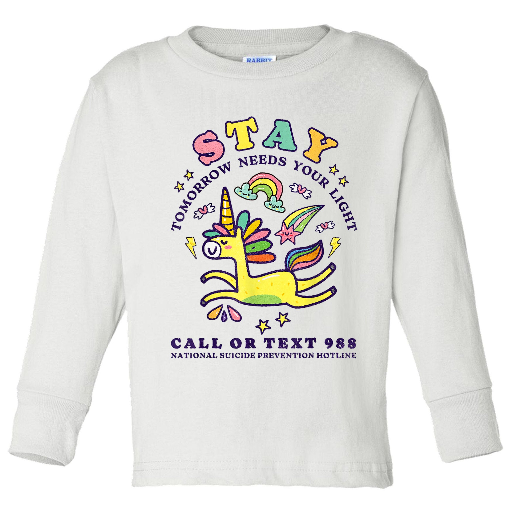 988 Suicide Prevention Tomorrow Needs You Retro Toddler Long Sleeve Shirt