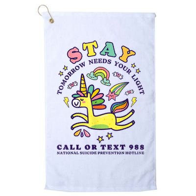 988 Suicide Prevention Tomorrow Needs You Retro Golf Towel