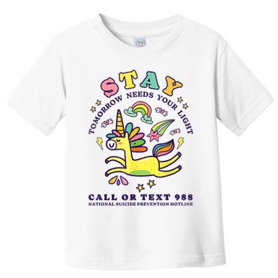 988 Suicide Prevention Tomorrow Needs You Retro Toddler T-Shirt