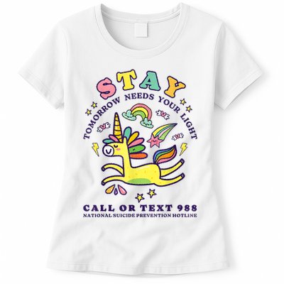 988 Suicide Prevention Tomorrow Needs You Retro Womens T-Shirt