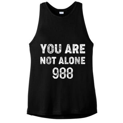 988 Suicide Prevention 988 Ladies PosiCharge Tri-Blend Wicking Tank