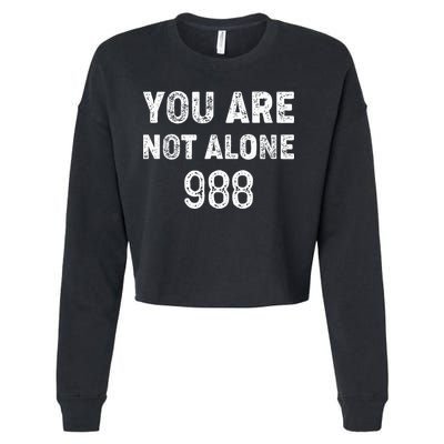 988 Suicide Prevention 988 Cropped Pullover Crew
