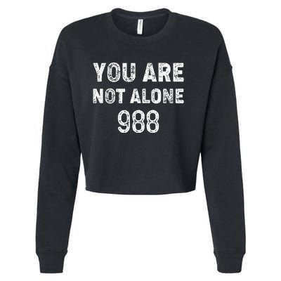 988 Suicide Prevention 988 Cropped Pullover Crew