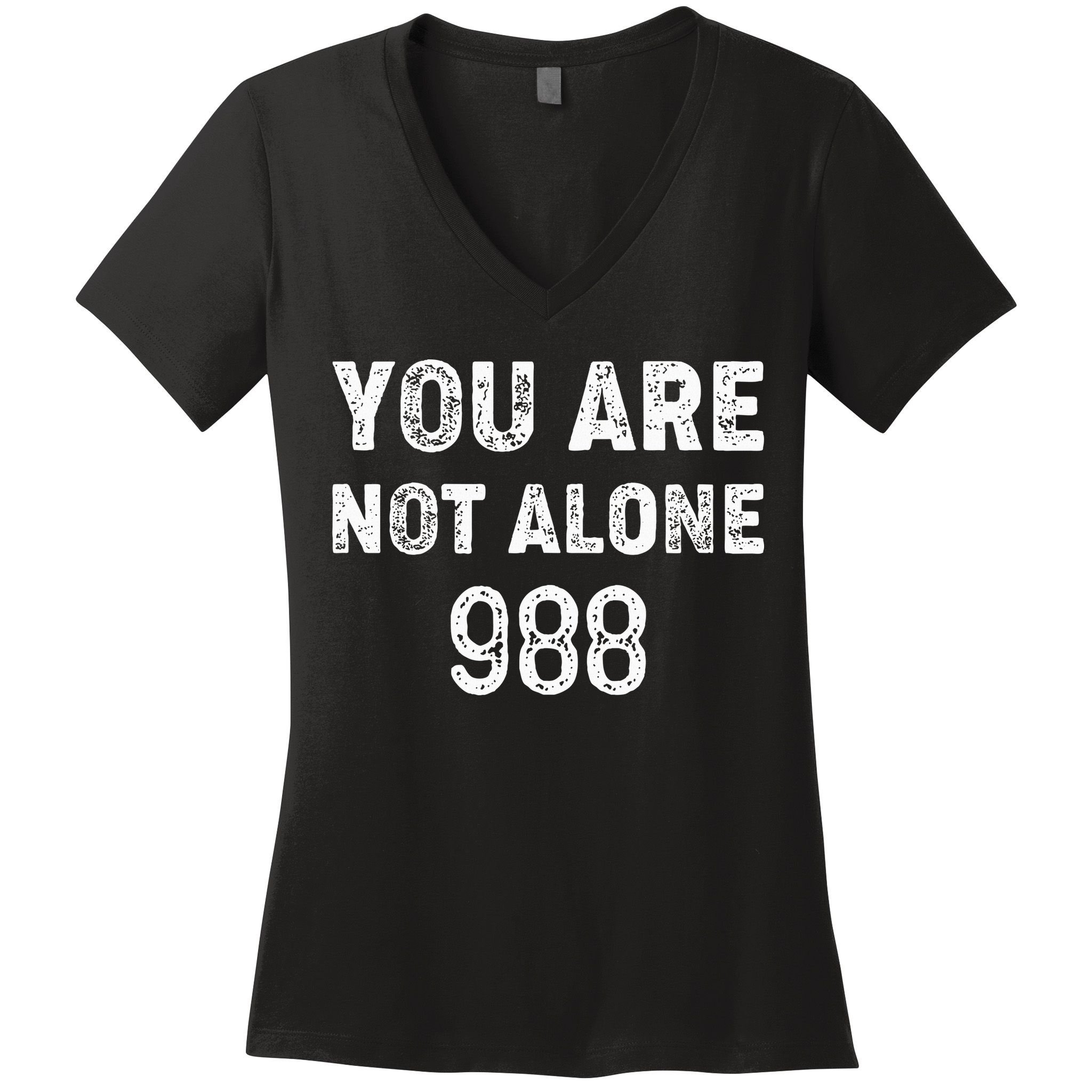 988 Suicide Prevention 988 Women's V-Neck T-Shirt