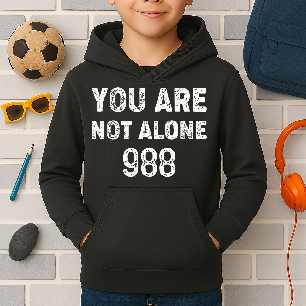 988 Suicide Prevention 988 Kids Hoodie