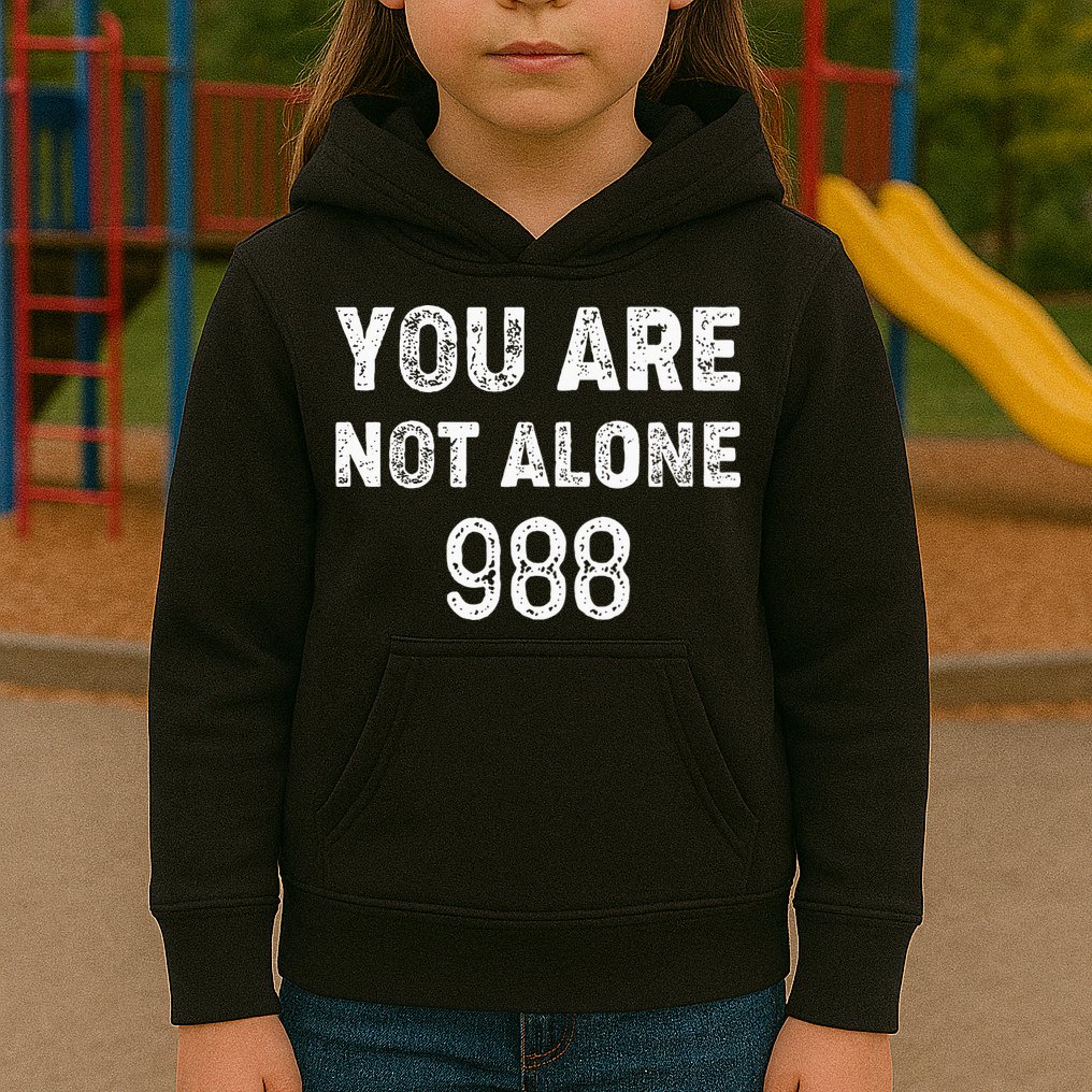 988 Suicide Prevention 988 Kids Hoodie