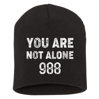 988 Suicide Prevention 988 Short Acrylic Beanie