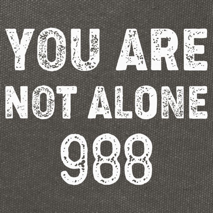 988 Suicide Prevention 988 Cotton Canvas Backpack