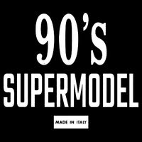 90S Supermodel Super Model Made In Italy Flexfit Unipanel Trucker Cap