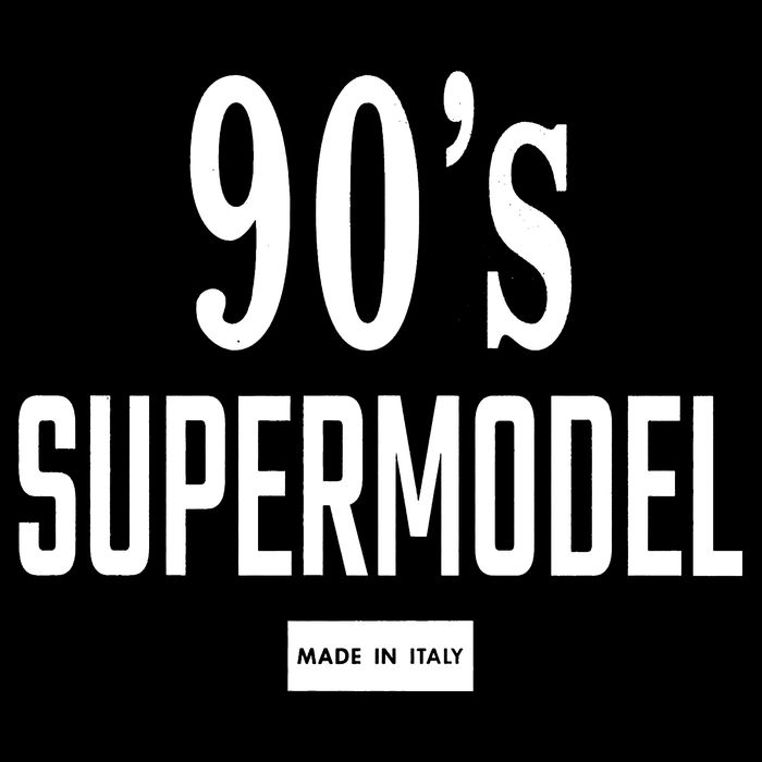 90S Supermodel Super Model Made In Italy Flexfit Unipanel Trucker Cap