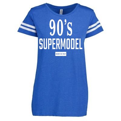 90S Supermodel Super Model Made In Italy Enza Ladies Jersey Football T-Shirt