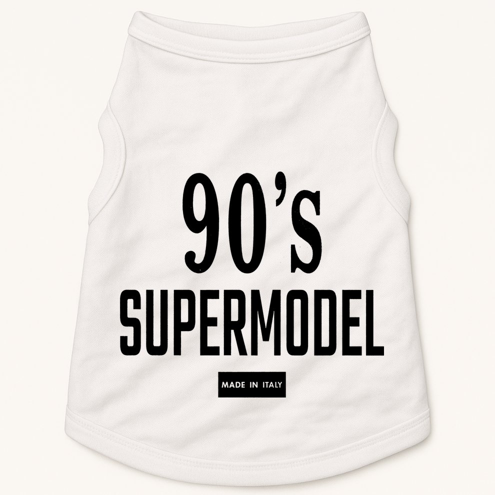 90S Supermodel Super Model Made In Italy Doggie Tank