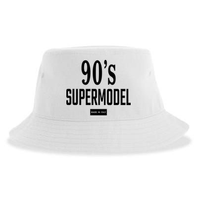 90S Supermodel Super Model Made In Italy Sustainable Bucket Hat