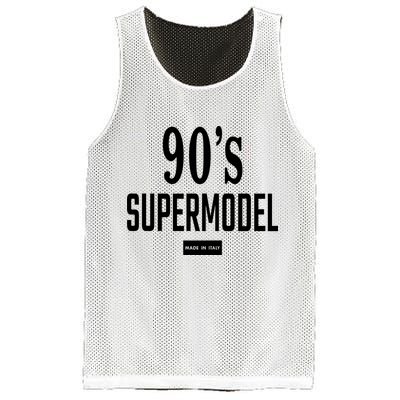 90S Supermodel Super Model Made In Italy Mesh Reversible Basketball Jersey Tank