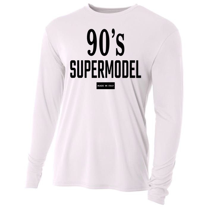 90S Supermodel Super Model Made In Italy Cooling Performance Long Sleeve Crew