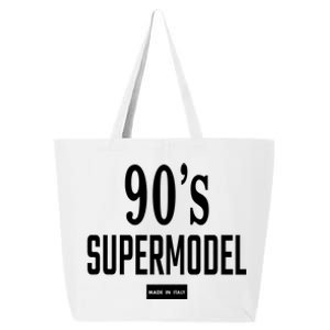 90S Supermodel Super Model Made In Italy 25L Jumbo Tote